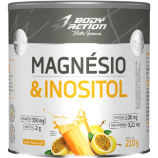 Magnésio + Inositol + Taurina + Melatonina 210g Bodyaction Sabor Maracujá